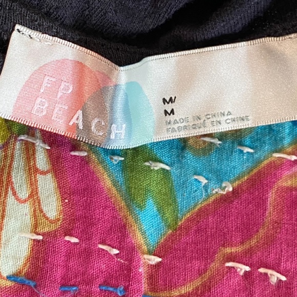 Free People Beach NWT Nikki Black Wrap Around Spaghetti Strap Tank - Picture 7 of 8